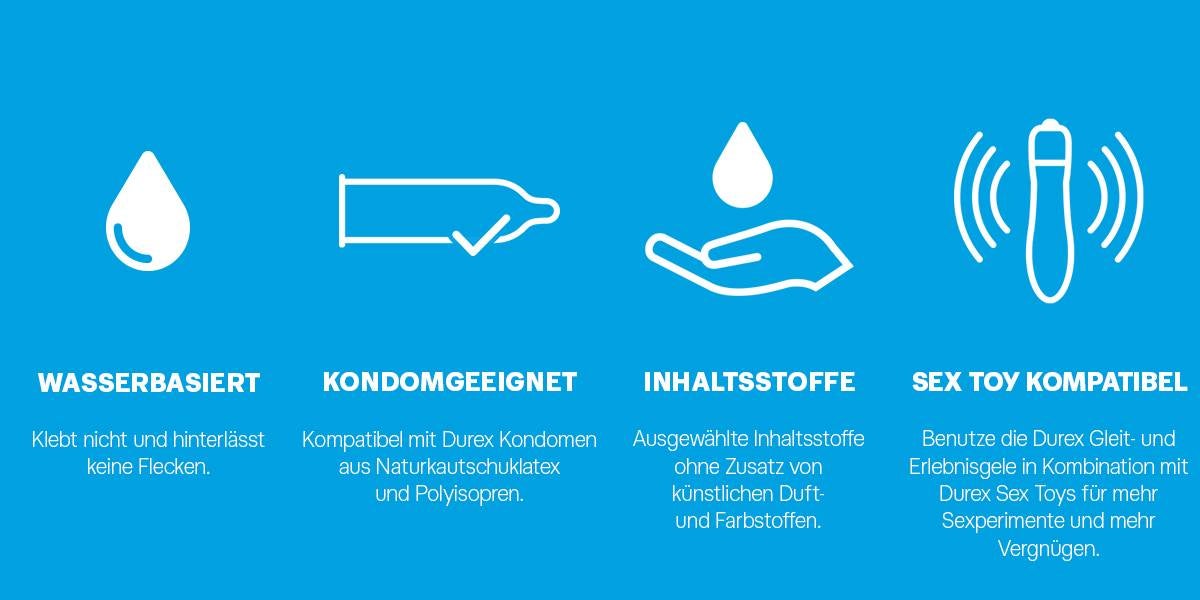 richtig anal befriedigen durex® Gleitgel Prickelnd 50 ml main image 1