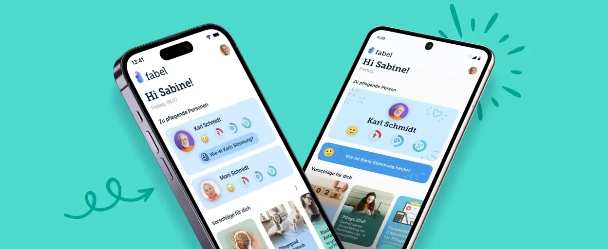App Ansicht fabel Pflege App