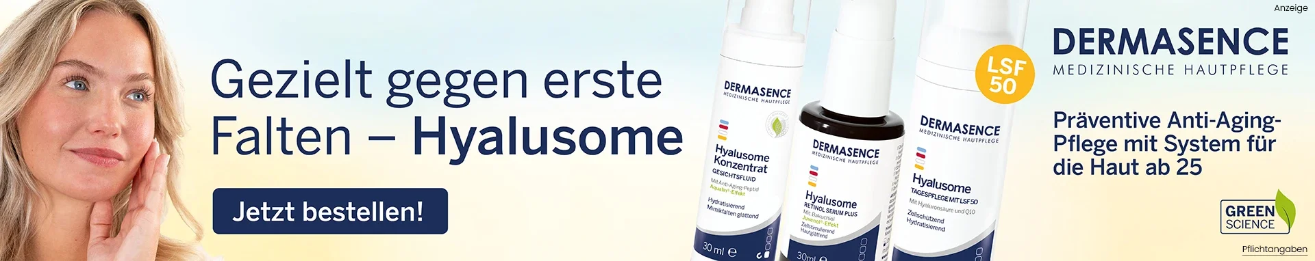 DERMASENCE Hyalusome Produkte
