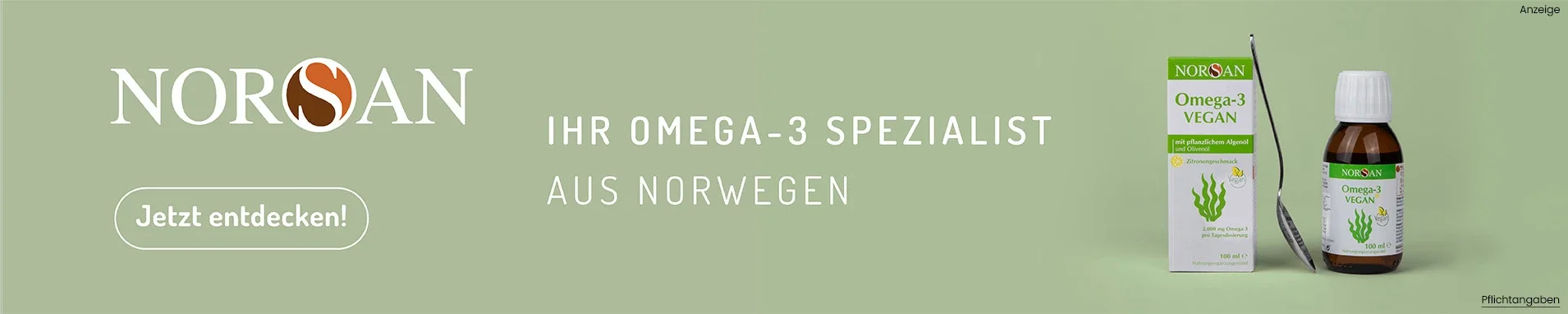 Norsan Omega-3 Vegan flüssig