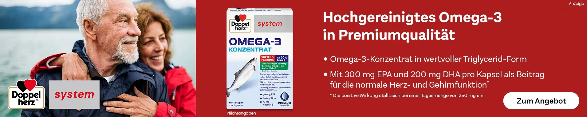 Doppelherz system Omega-3 Konzentrat