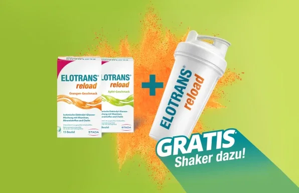 Elotrans reload bei DocMorris kaufen & Gratis Shaker dazu erhalten!