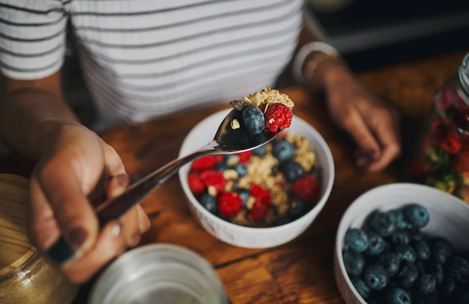 Schüssel mit Beeren