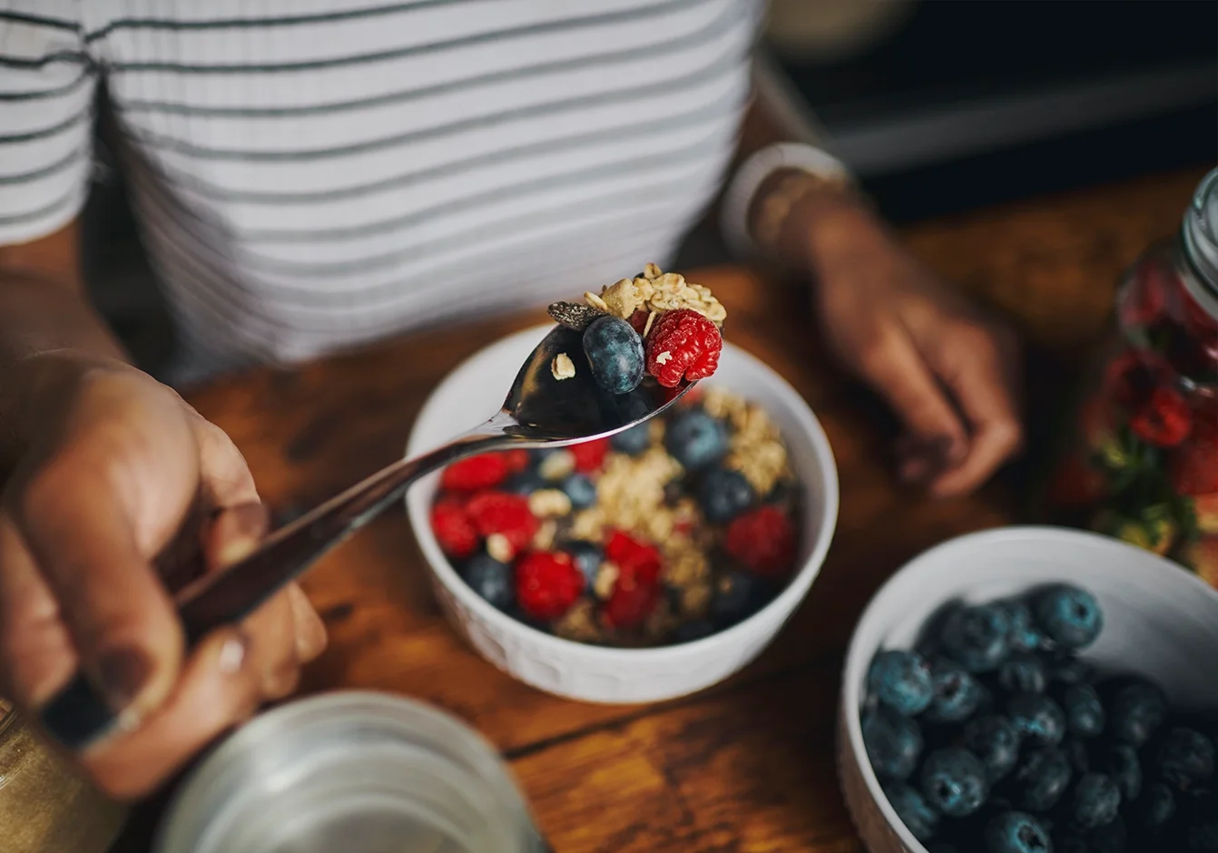 Schüssel mit Beeren