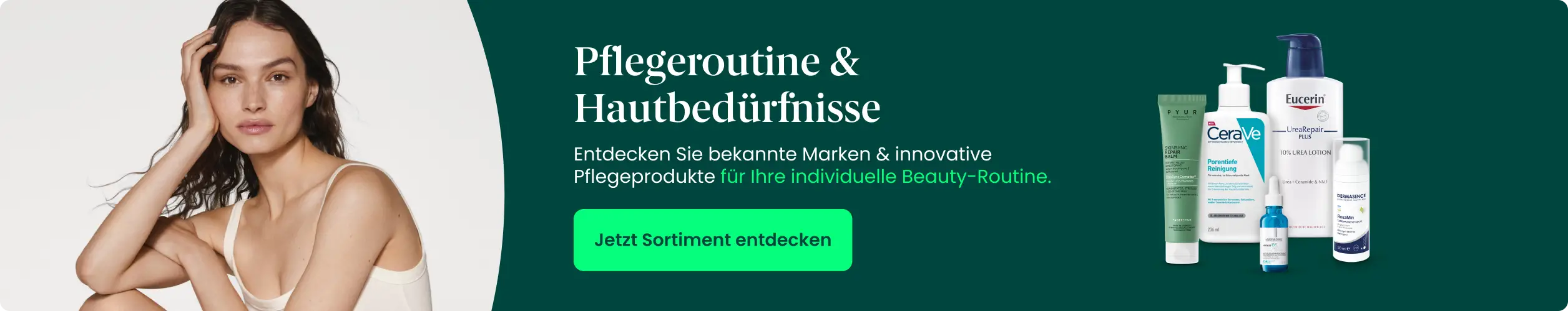 Pflegeroutinen & Hautbedürfnisse Sortiment bei DocMorris entdecken