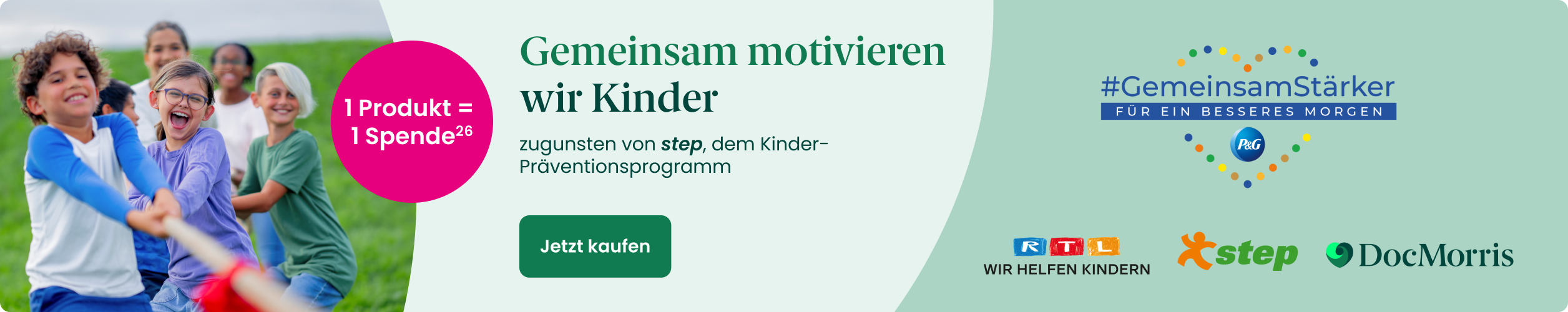 Gemeinsam motivieren wir Kinder