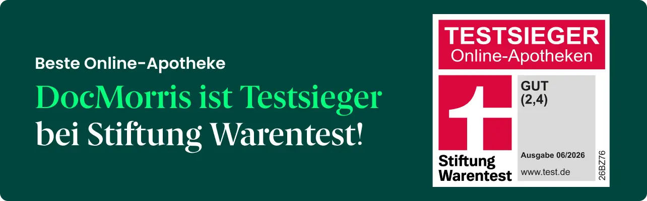 DocMorris Testsieger Stiftung Warentest