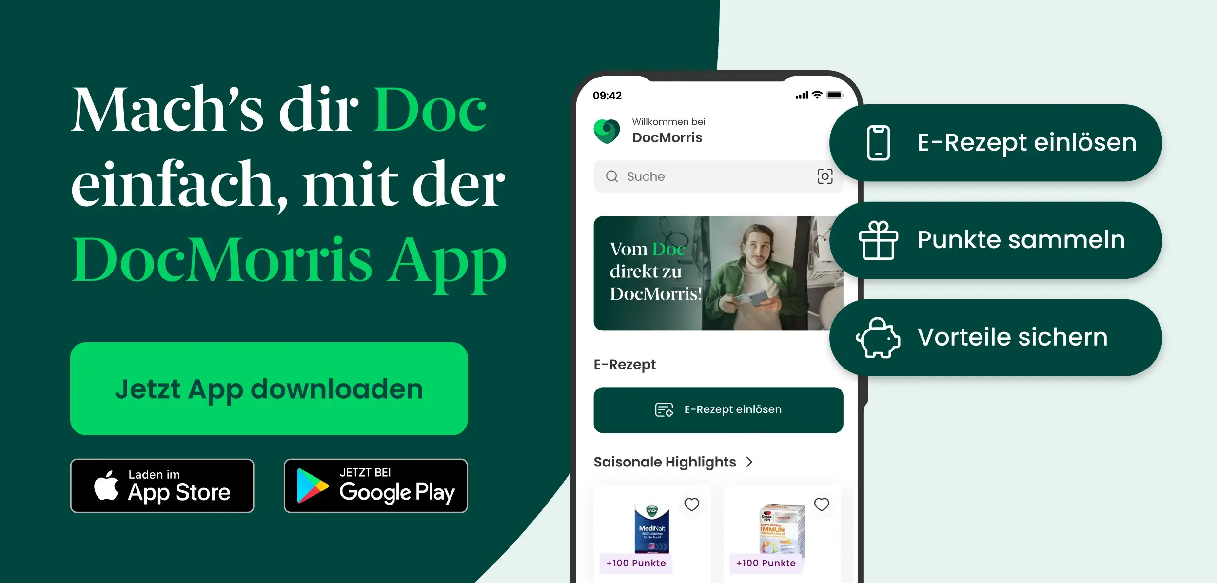 Kostenlose DocMorris App