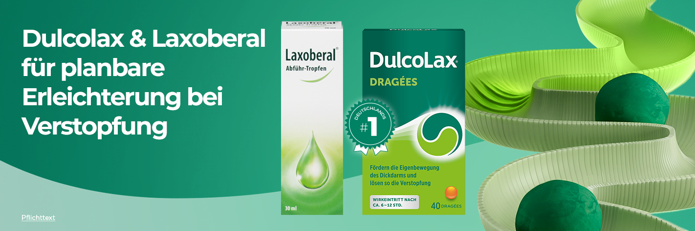 Dulcolax und Laxoberal bei DocMorris kaufen