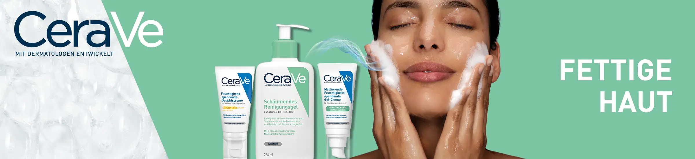 CeraVe Produkte gegen fettige Haut jetzt bei DocMorris kaufen.