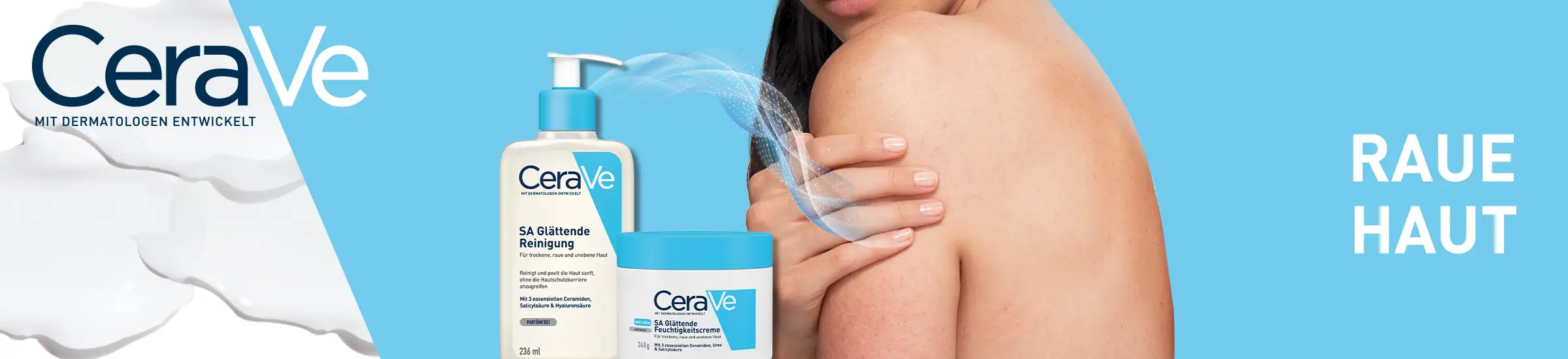 CeraVe Produkte gegen raue Haut jetzt bei DocMorris kaufen.