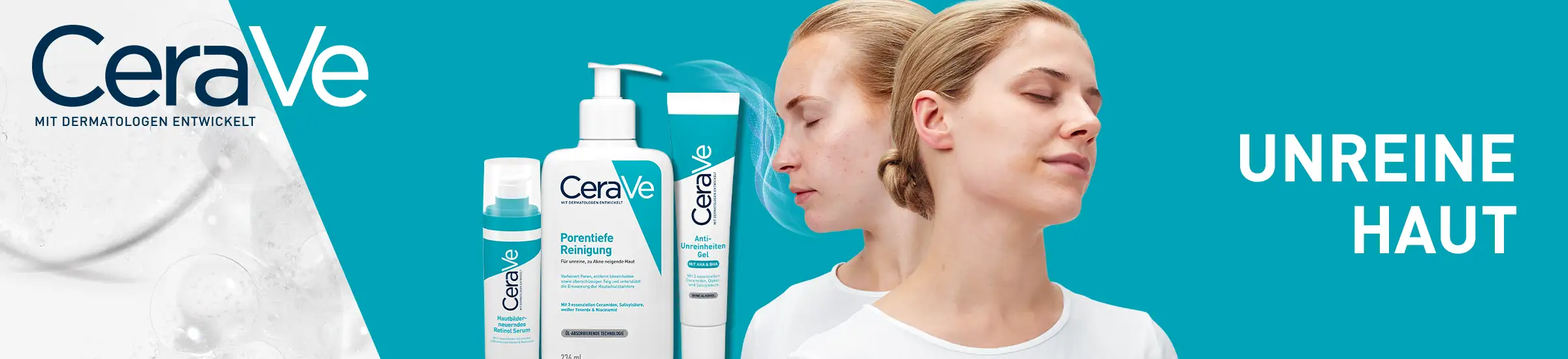 CeraVe Produkte gegen unreine Haut jetzt bei DocMorris kaufen.