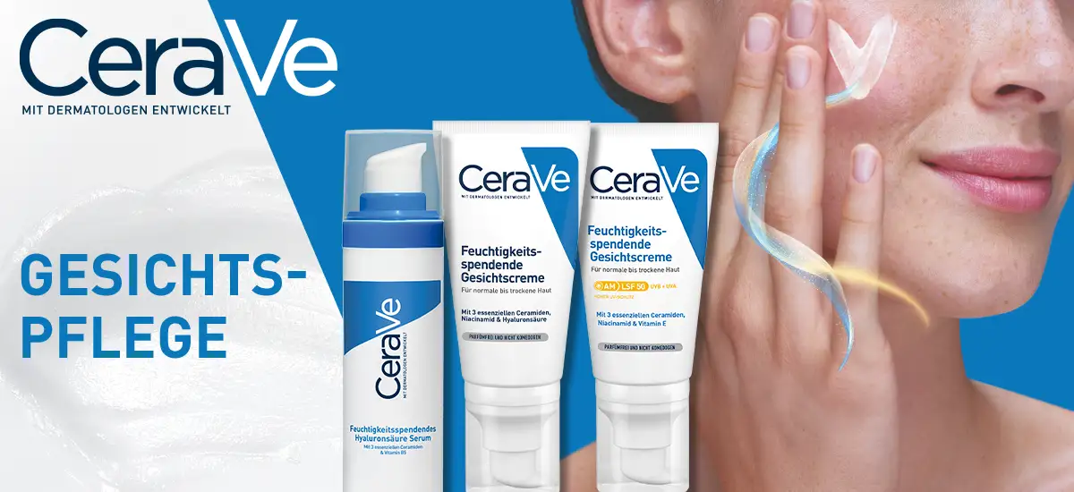 CeraVe Gesichtspflege-Produkte jetzt bei DocMorris kaufen.