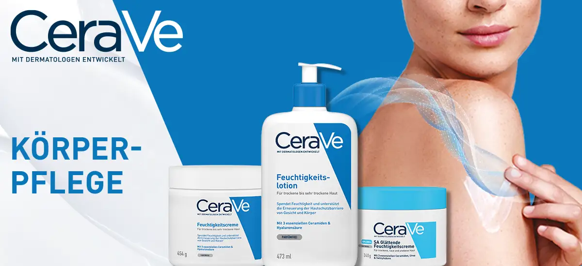 CeraVe Körperpflege-Produkte jetzt bei DocMorris kaufen.