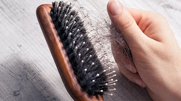 Bürste mit Haaren