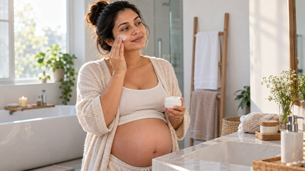 Kosmetig ohne Retinol ist in der Schwangerschaft das Richtige
