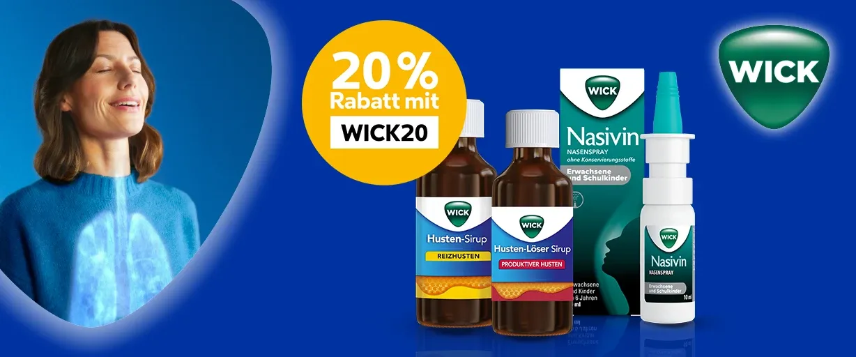 WICK Produkte jetzt 20% reduziert bei medpex