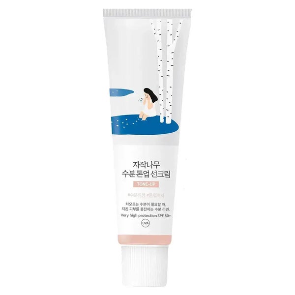 ROUND LAB Birken-Saft Moisture Tone-up Sonnencreme LSF 50+ 50 ml