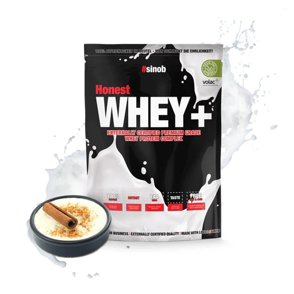 Sinob Honest Whey+ Milchreis Zimt 820g