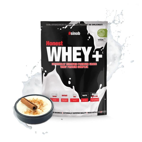 Sinob Honest Whey+ Milchreis Zimt 820g