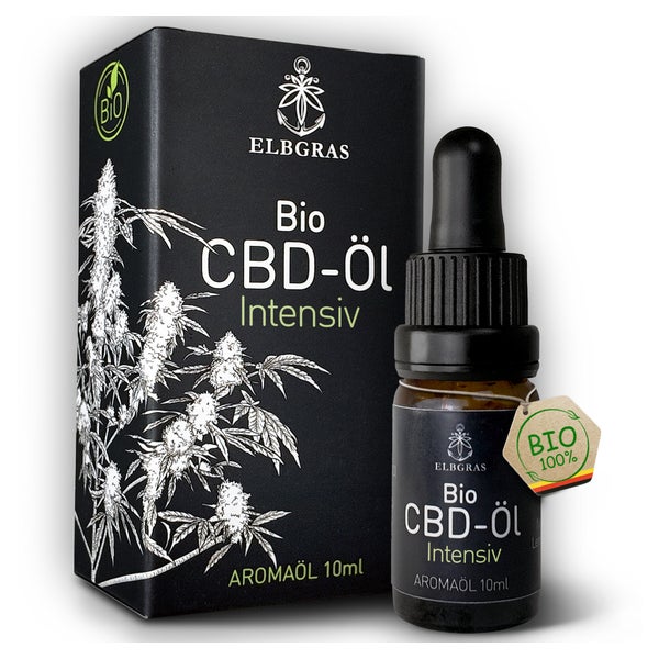 Elbgras Bio CBD Öl 30% - Hanföl - CBD-Tropfen und Spray 10 ml