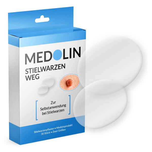 Medolin® Stielwarzen Weg - Stielwarzen entfernen - Stielwarzenentferner 30 St