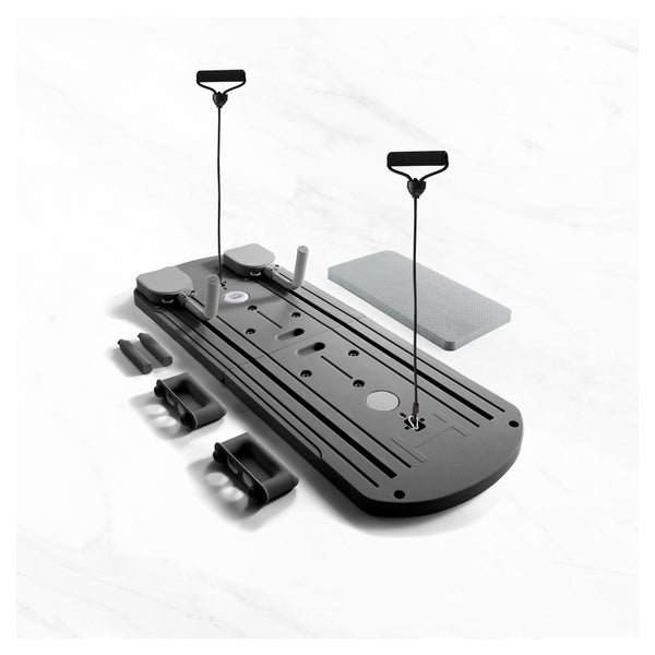 Myga Tragbares Pilates Reformer Set - Schwarz 1 Set