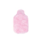 Wärmflasche Öko 0,8 l Langhaar-Flauschbezug rosa 1 St
