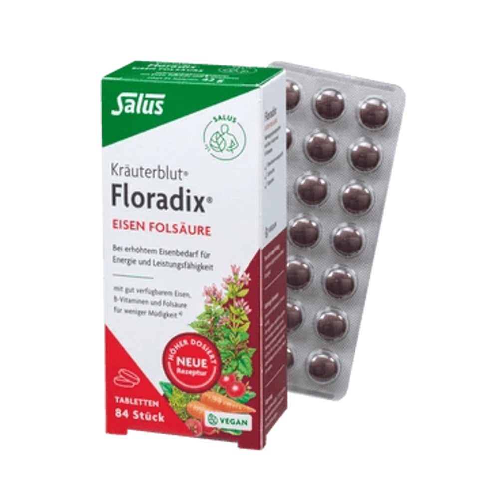 Salus Floradix Eisen Folsäure Tabletten 42 g
