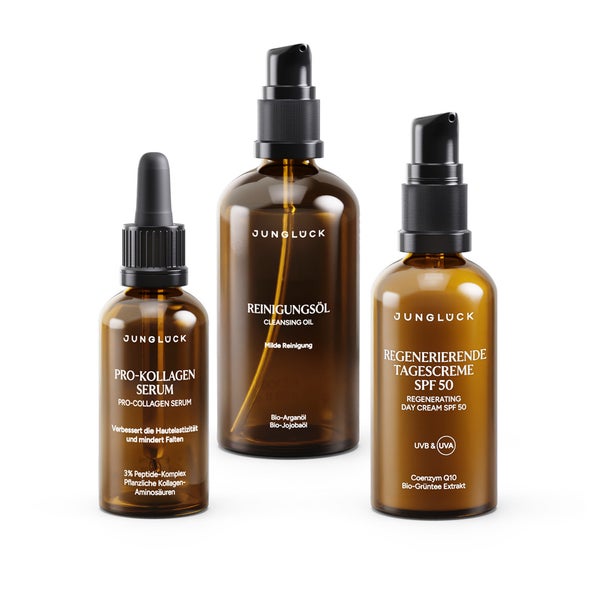 JUNGLÜCK Set Linien & Falten minimieren mit SPF 50