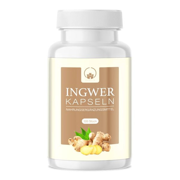 Saint Nutrition® Ingwer Kapseln | traditionelle Pflanzenkraft für Verdauung & Wohlbefinden 120 St