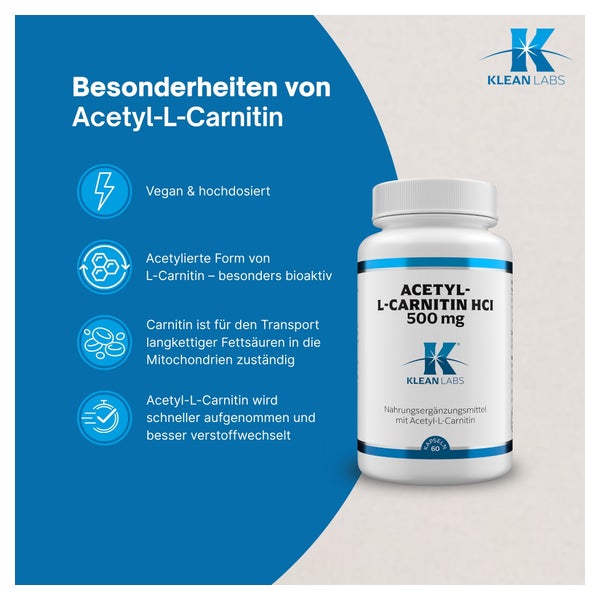 unterschied l-carnitin und acetyl-l-carnitin 500 mg Kapseln 100 St gnstig kaufen L-Carnitin Kapseln ohne Zustze