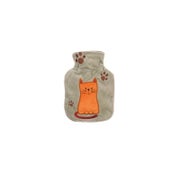 Wärmflasche Mini 0,2 l Veloursbezug salbei Kater 1 St