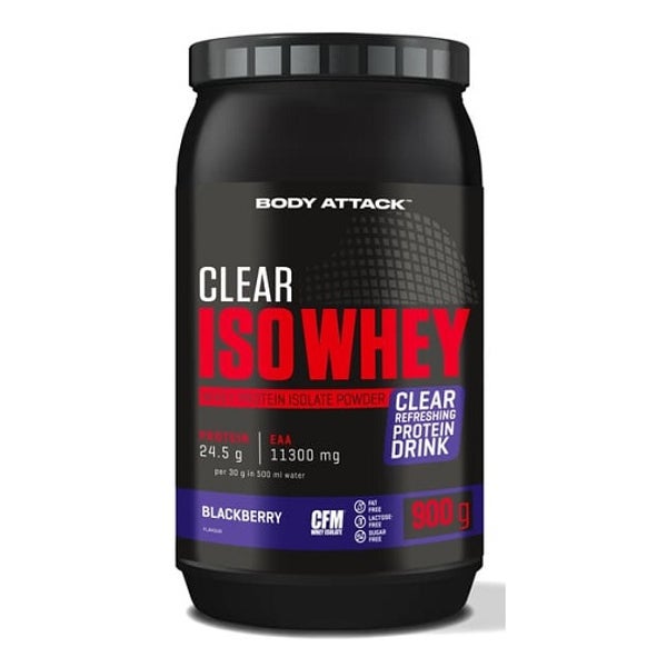 Body Attack Clear Iso Whey - Lemon 0.9 kg