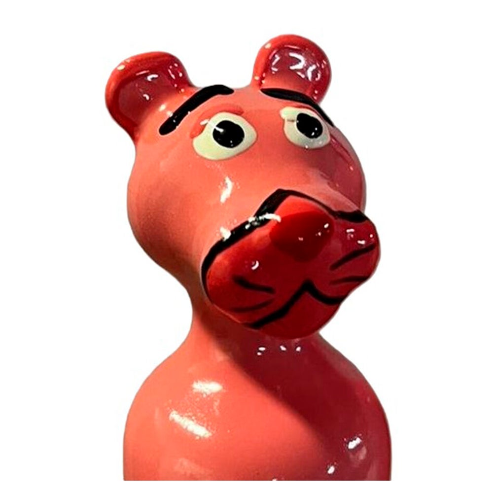 Scherzkondom „Rosa Panther“ Handbemalt, Retro-Fans Geschenk (1 Stück) 1 St