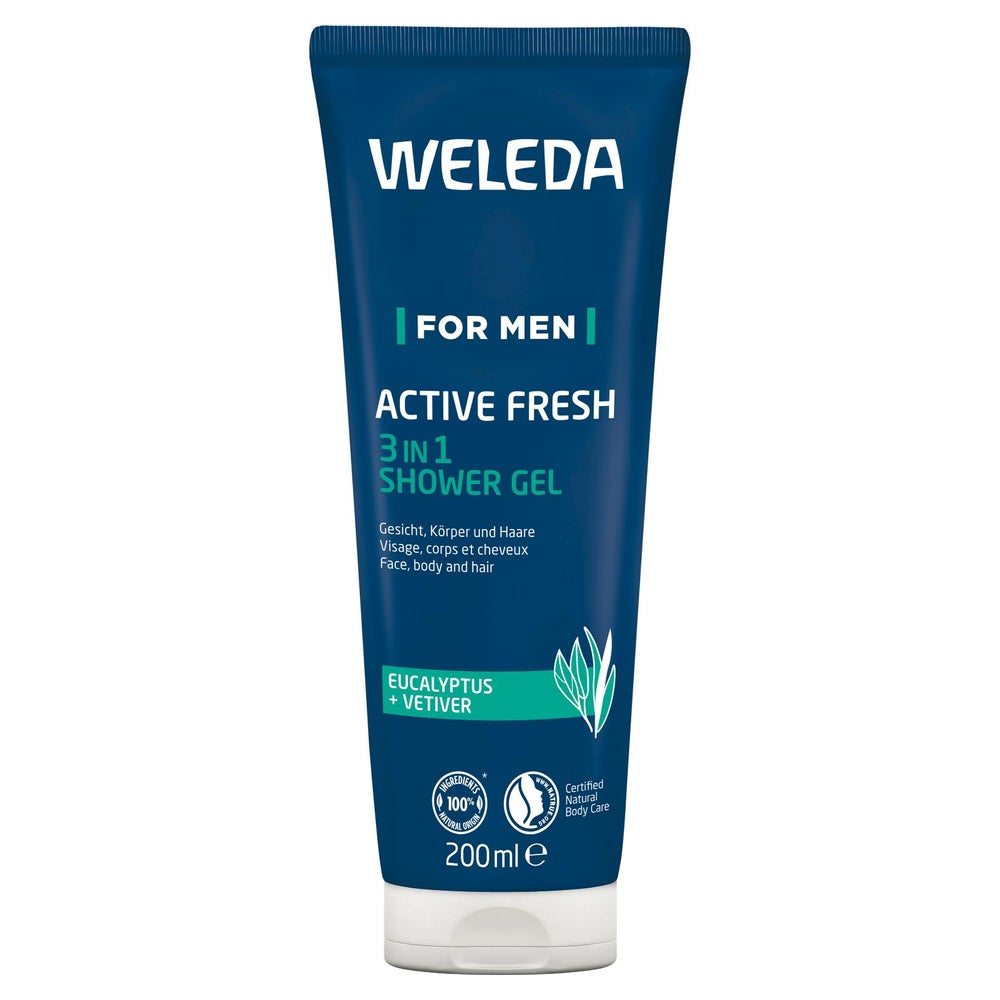 Weleda For Men Active Fresh 3in1 Shower Gel 200 ml