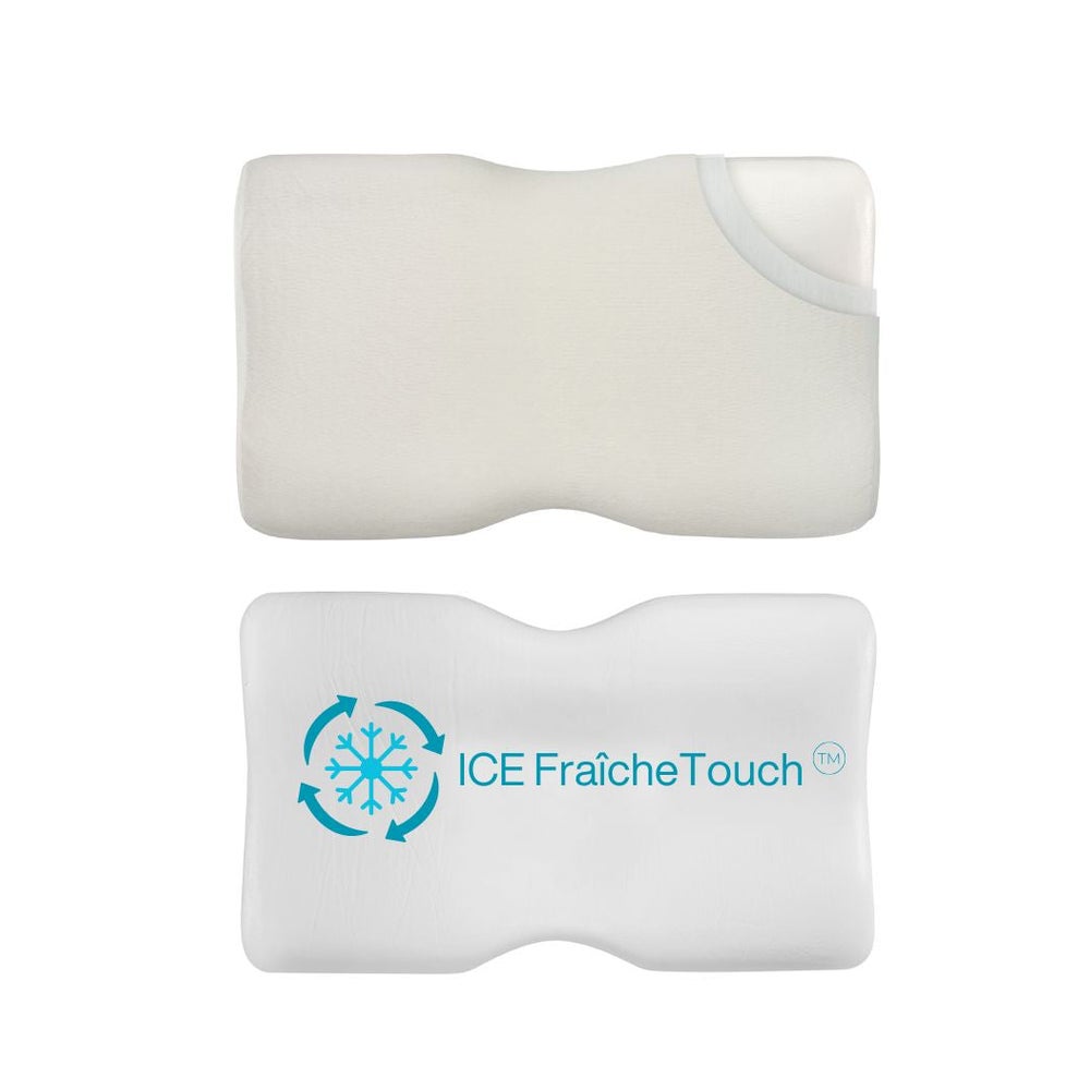 INPHYSIO Ergonomisches DUO-Kissen + ICE FRAICHETOUCH Bezug 1 St