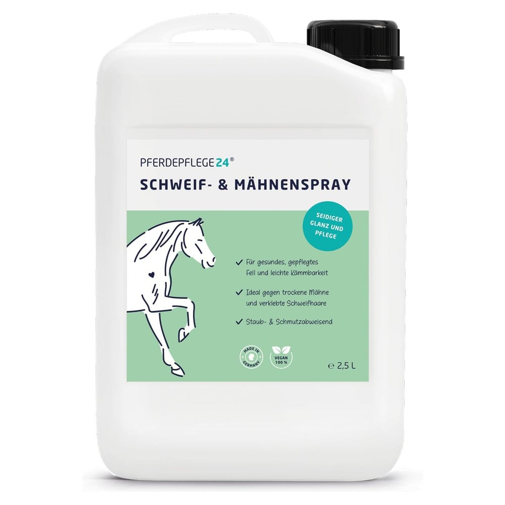 PFERDEPFLEGE24 Mähnenspray & Schweifspray Pferd 2,5 l
