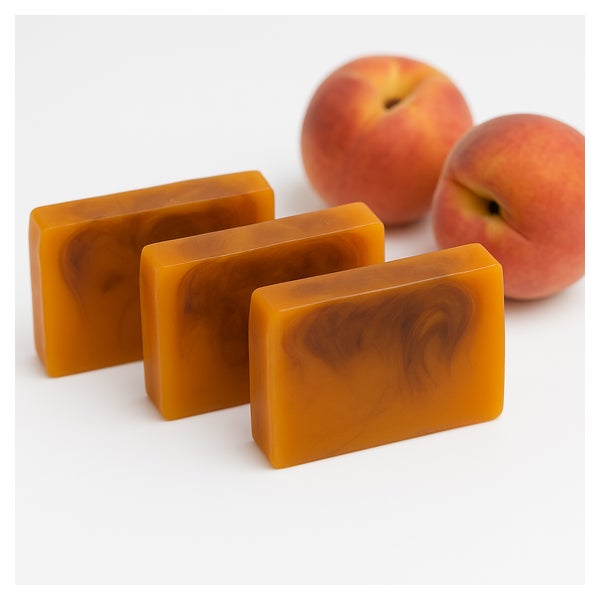 Nesbel Seife Pfirsich – mild & fruchtig | Glycerin & Ziegenmilch 100 g