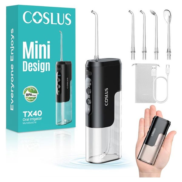 COSLUS  Mini Elektrische Munddusche für Unterwegs 1 St