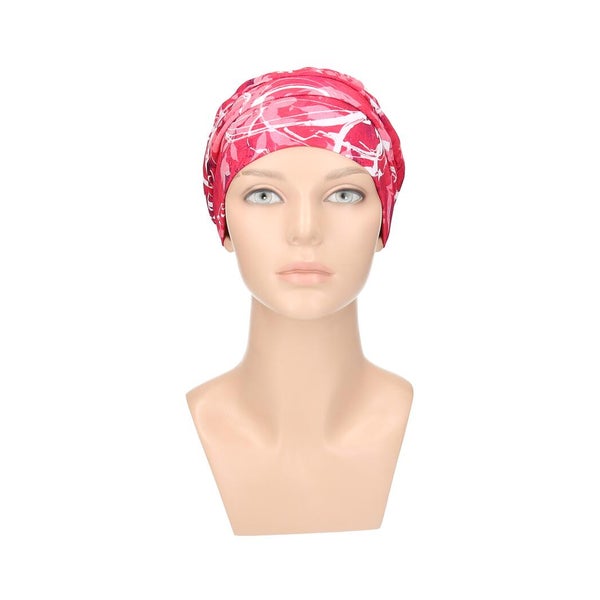 Turban Thula von Turbane - designs by Lofty in Magic Red/White 1 St