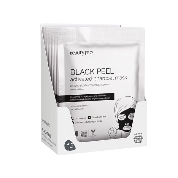 BEAUTYPRO BLACK PEEL Charcoal Mask 21 ml