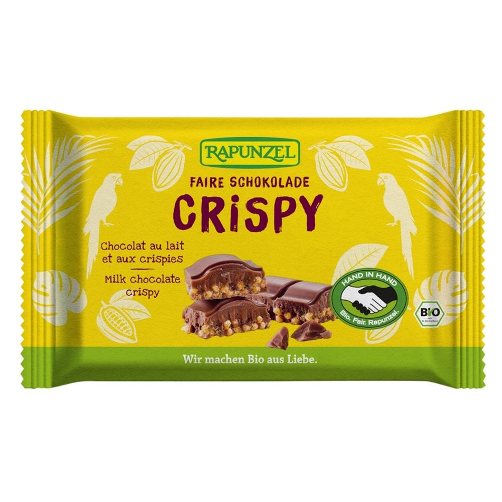 Rapunzel Vollmilch Schokolade Crispy HIH