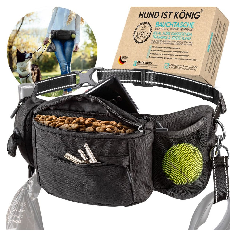 HUND IST KÖNIG Bauchtasche für Leckerlis 1 St