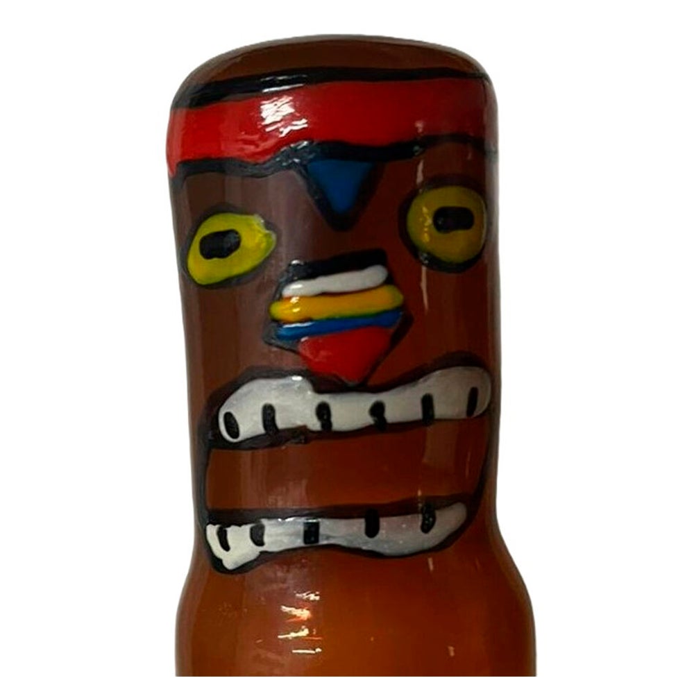 Scherzkondom «Tiki Totem Hawai» – handbemaltes Gag-Kondom (1 Stück) 1 St