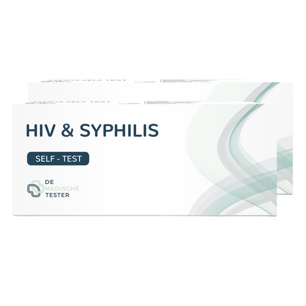 HIV und Syphilis Selbsttest 2-pack - Geschlechtskrankheiten Test - Schnelltest - The Tester 1 St