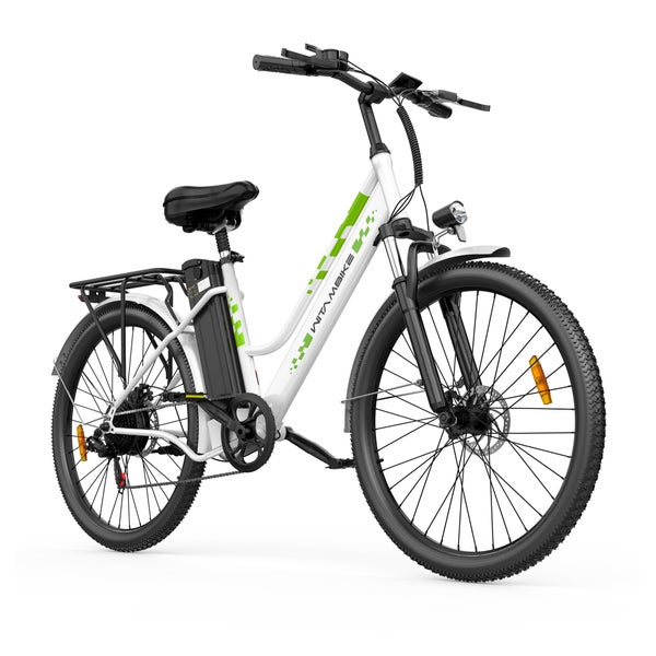 WITAMBIKE C26 PRO Elektro-Citybike, 36V 20Ah Akku,Weiß 1 St