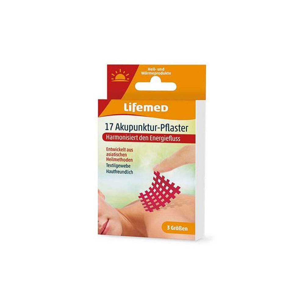 Lifemed Akupunktur-Pflaster farbig sortiert 3 Größen, 12 Pack 204 St