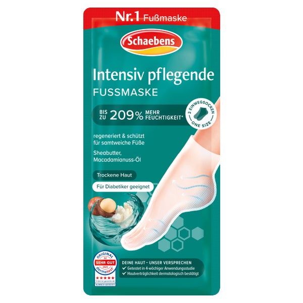 Schaebens Intensiv Pflegende Fußmaske 2 St