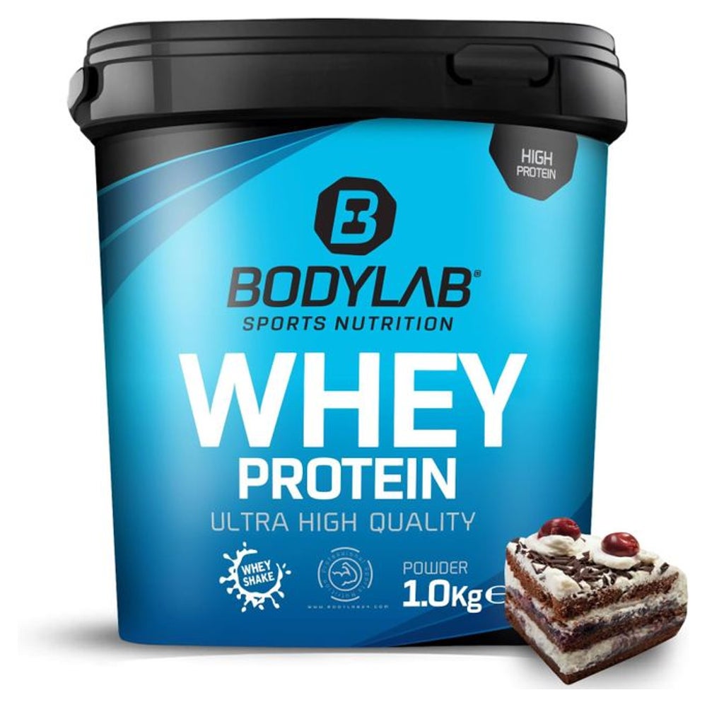 Bodylab24 Whey Protein Pulver, Schwarzwälder Kirsch 1000 g